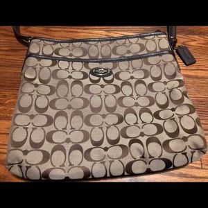 Brown coach cross body